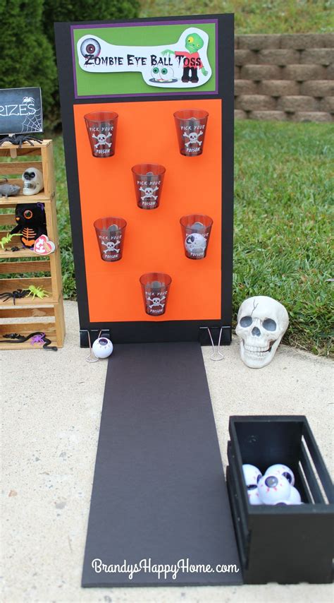 easy halloween carnival games